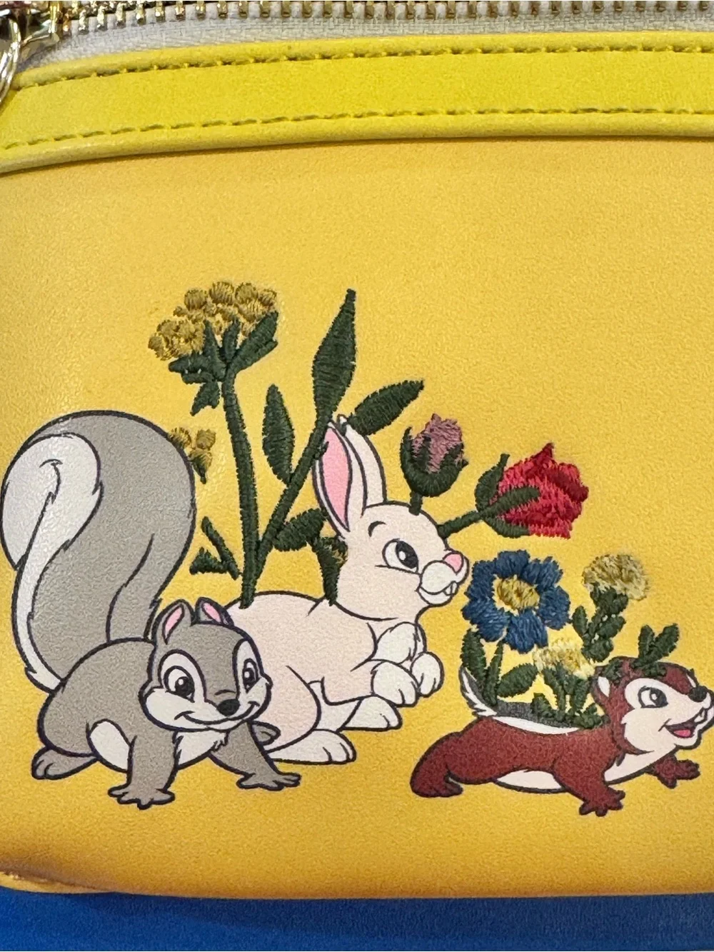 Disney by Loungefly Blue, Yellow & Red Snow White Vegan Leather Mini Backpack